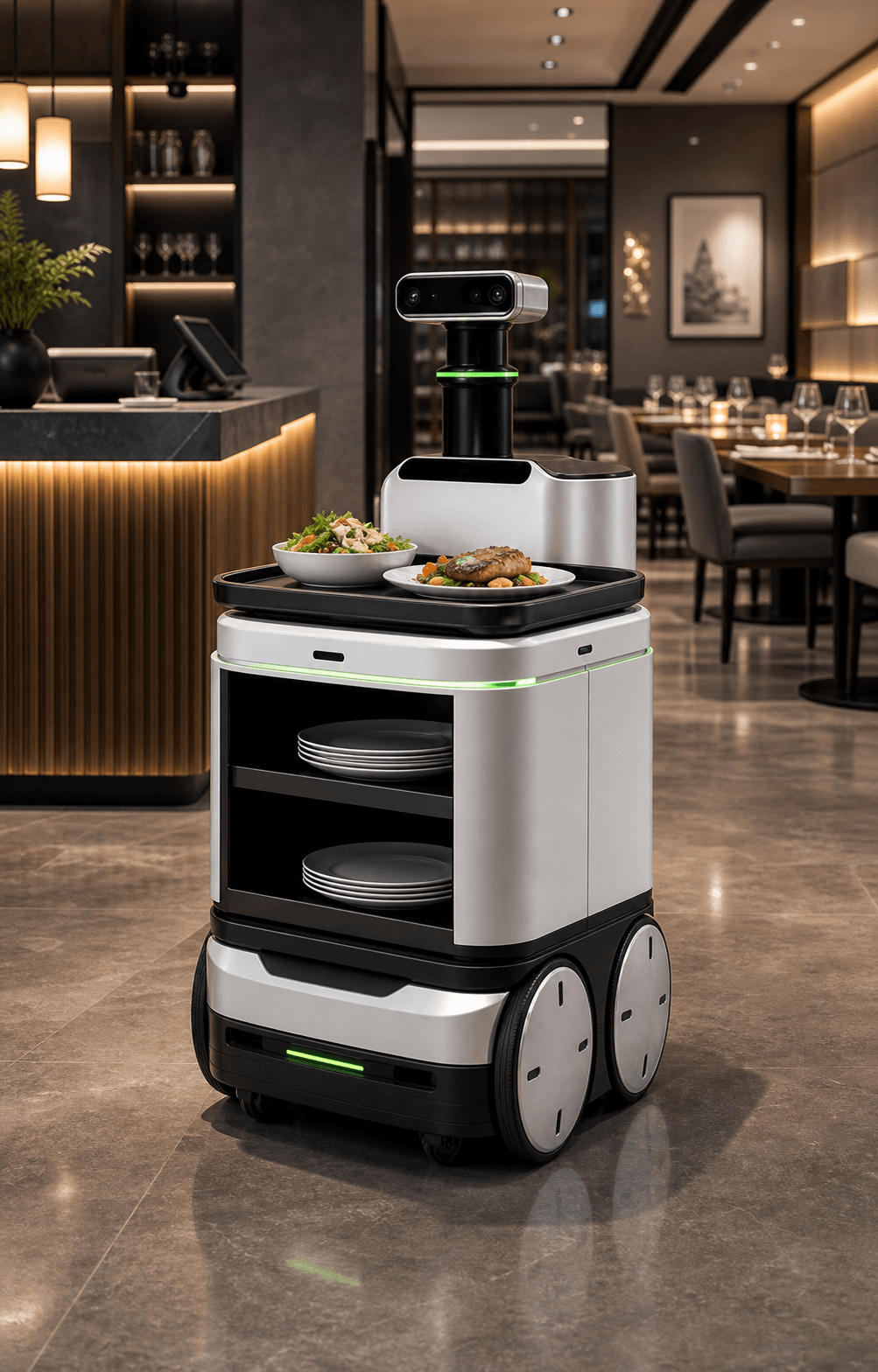 Deployed robot